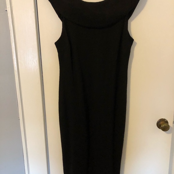 Black Elegant Dress Banana Republic size 12 - Picture 6 of 10